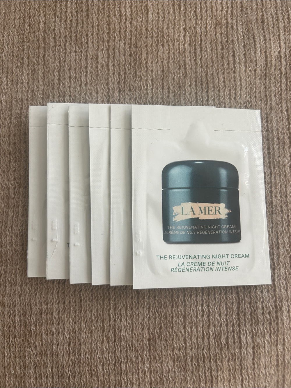 La Mer😴6-The Rejuvenating Night Cream 6 x 0.05 fl. oz. 1.5 ml / Sealed Packets